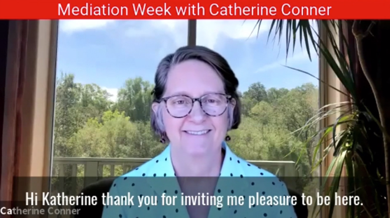 Catherine Conner joins us to explain a little bit more about mediation, and her perspectives to it.