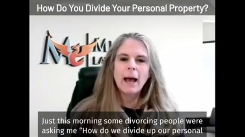 How Do You Divide Your Personal Property?