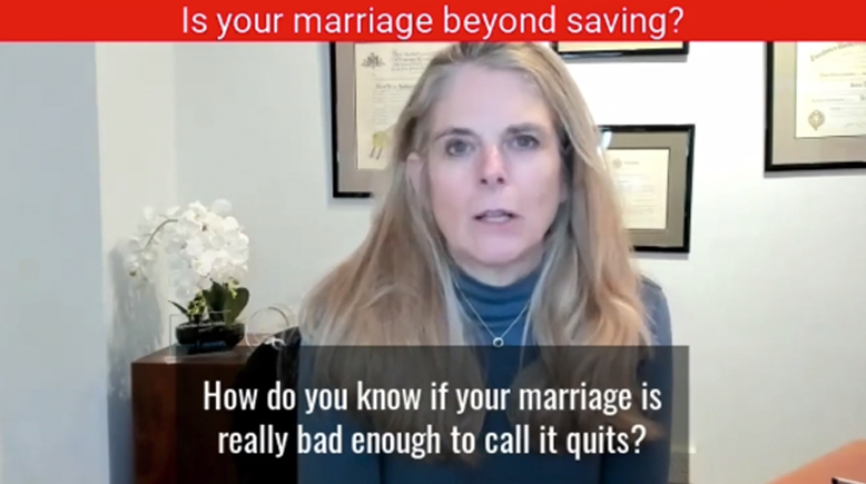 Is Your Marriage Beyond Saving?