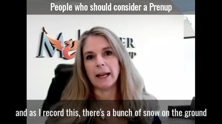 People who should consider a Prenup