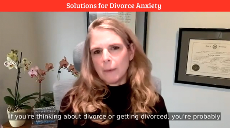 Solutions for Divorce Anxiety