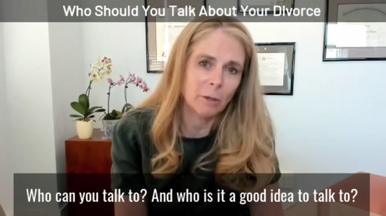 Who Should You Talk To About Your Divorce 